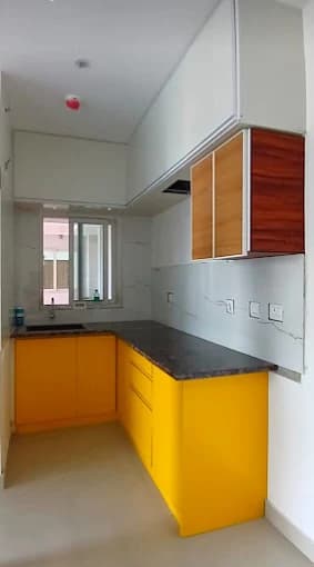 Two-tone galley kitchen